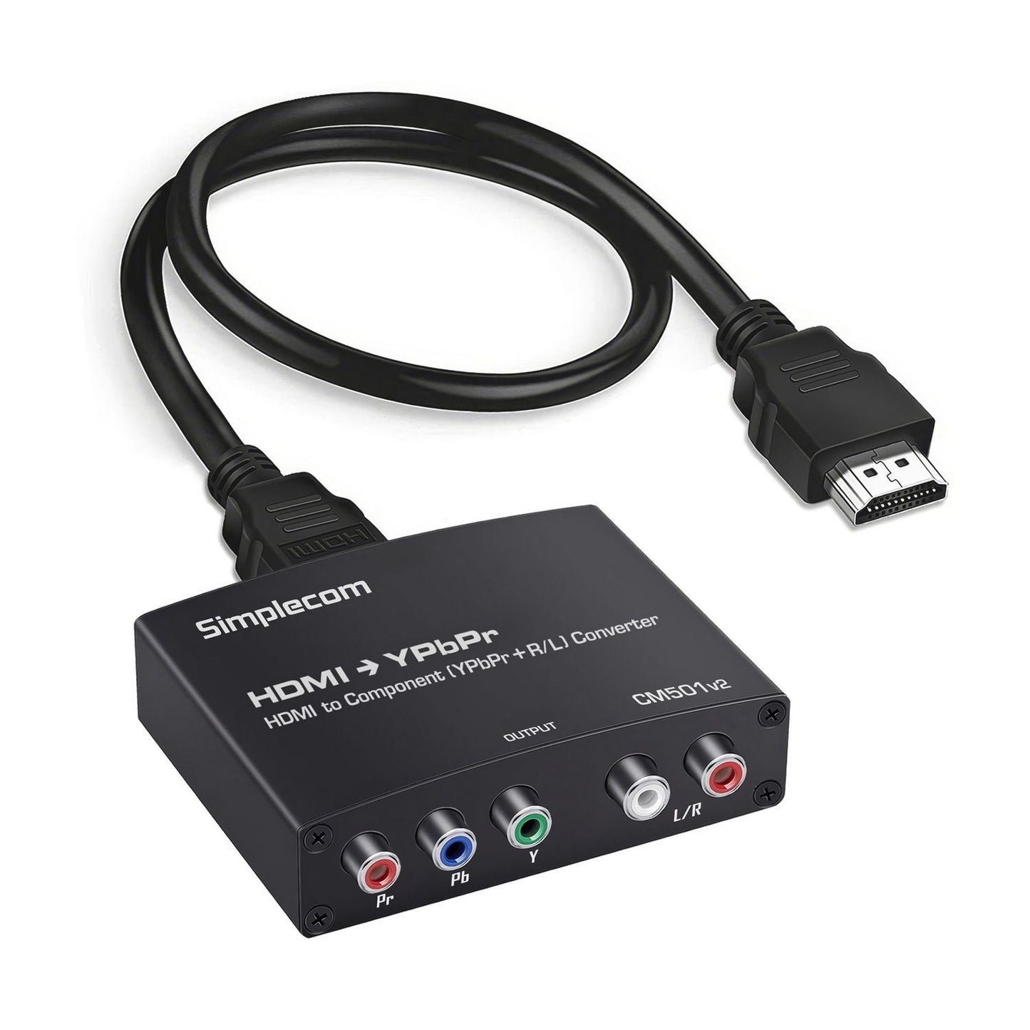 Simplecom CM501v2 HDMI to Component Video (YPbPr) and Audio (L/R) Converter
