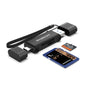 Simplecom CR402B SuperSpeed USB-C and USB-A Dual Slot Card Reader for SD MicroSD USB 3.2 Gen 1