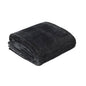 In 2 Linen 350GSM Plush Ultra Soft Velvet Touch Blanket Charcoal King/Super King