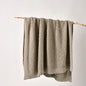 Bianca Sofala Taupe Polyester Chenille Throw Rug 130 x 170 cm