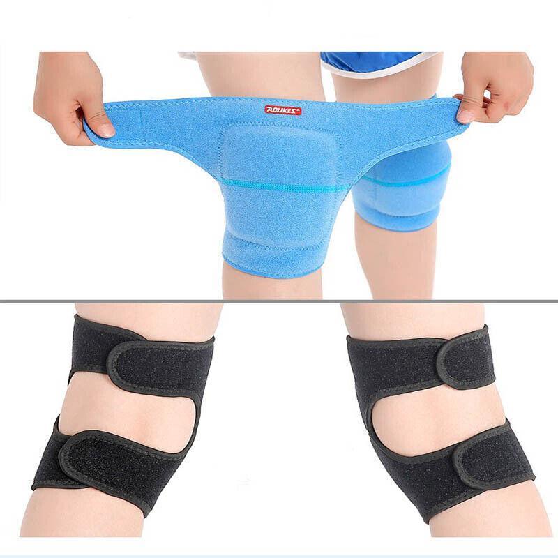 AOLIKES S Size Knee Pad Crash Proof Anti-Slip for Young Users Sports Protection - Blue