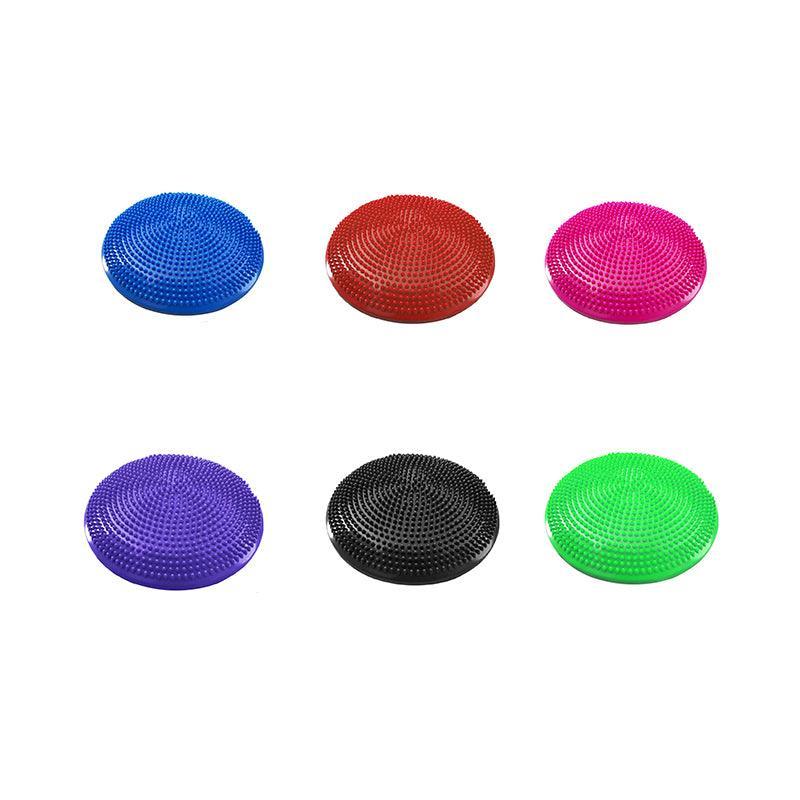 Balance Stability Cushion Wobble Air Disc Ankle Knee Strength Rehab Exercise - Black