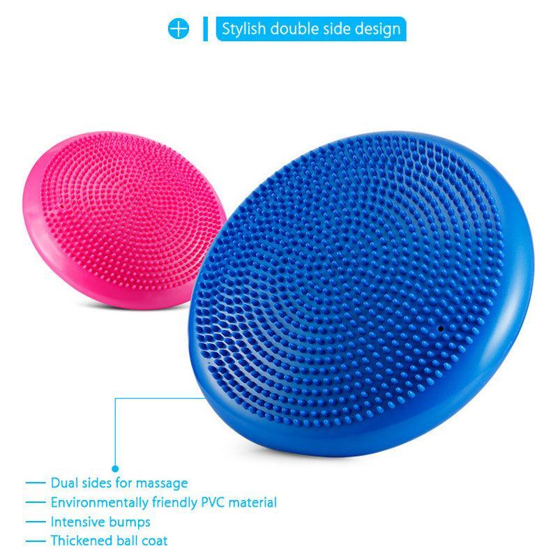 Balance Stability Cushion Wobble Air Disc Ankle Knee Strength Rehab Exercise - Purple
