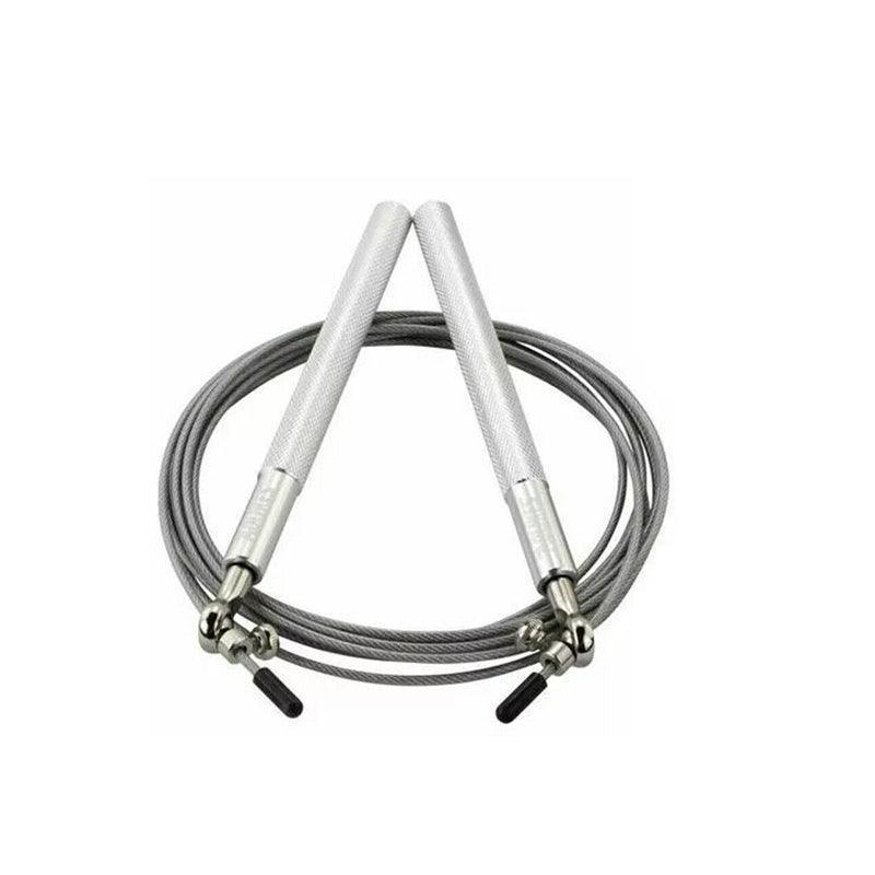 Aolikes Adjustable High Speed Steel Skipping Jump Rope Dual Bearings Gym Boxing - Green