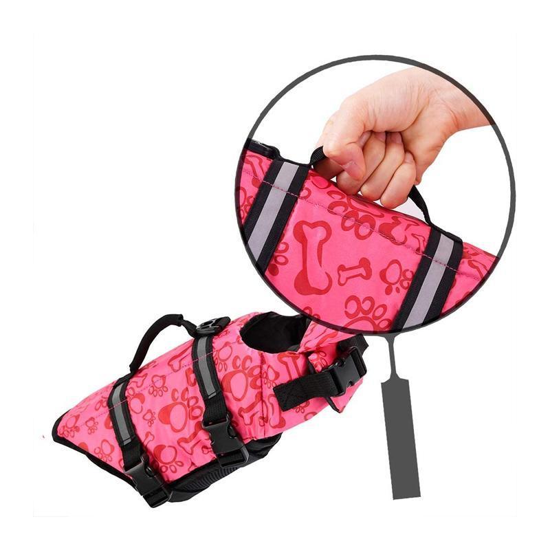 Floatation Vest for Dogs Swimming and Boating with Buoyancy Support Red - XS