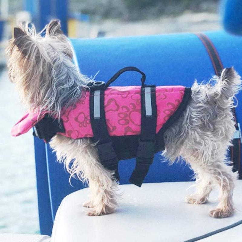 Floatation Vest for Dogs Swimming and Boating with Buoyancy Support Red - S