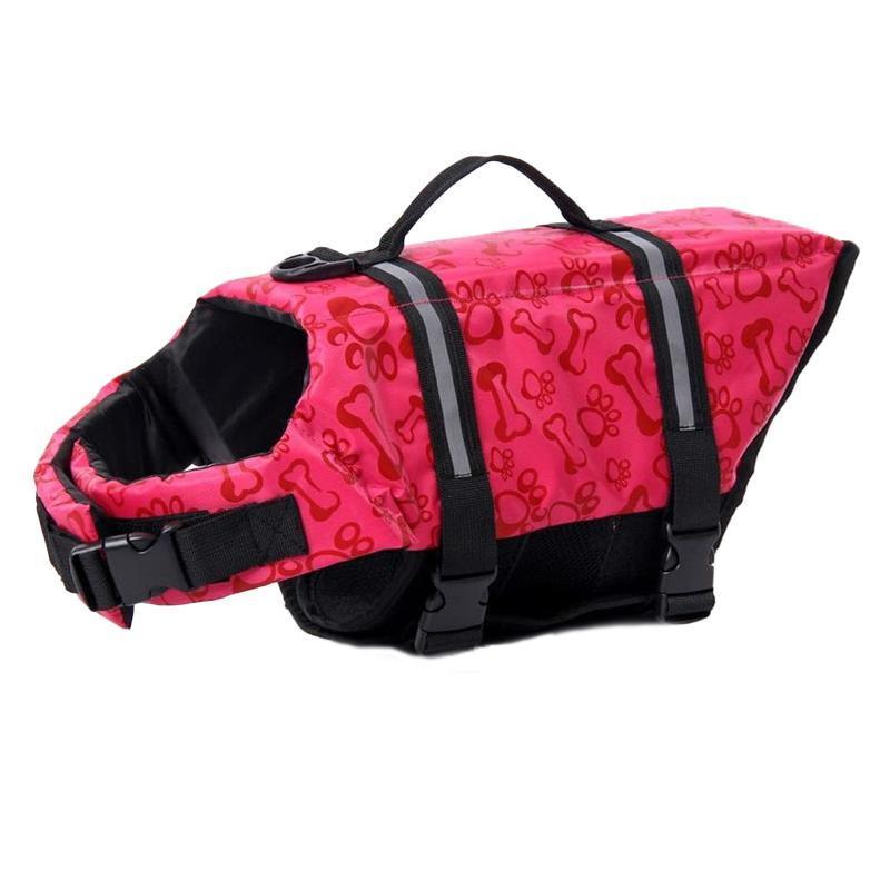Floatation Vest for Dogs Swimming and Boating with Buoyancy Support Red - S