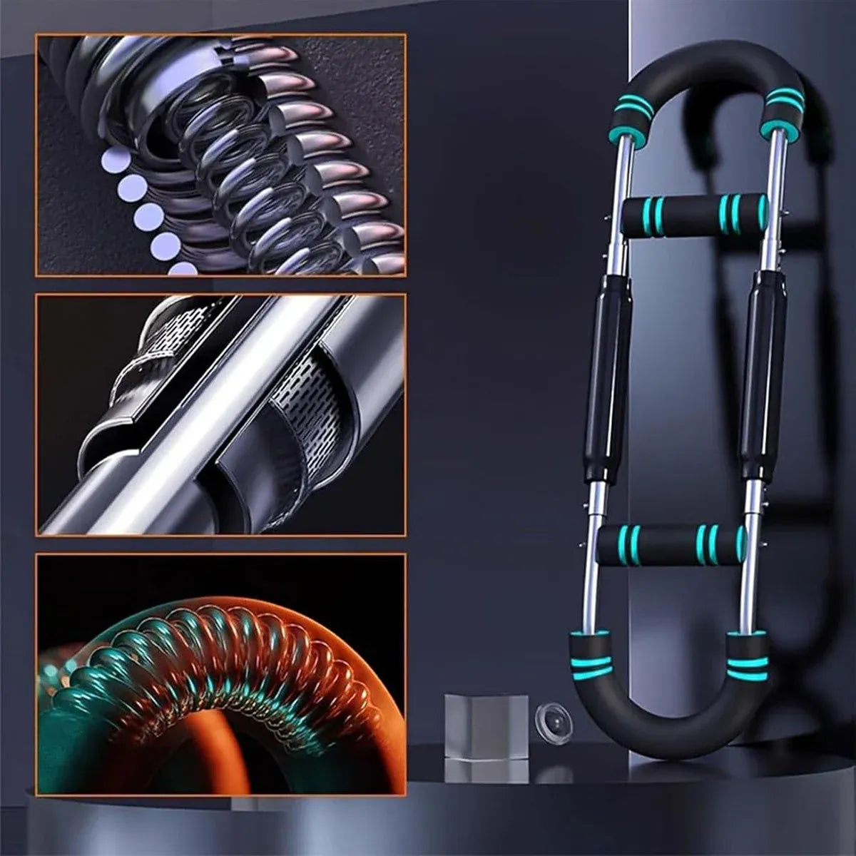 Multi Functional U Shaped Arm Strength Trainer Adjustable Home Exercise Device