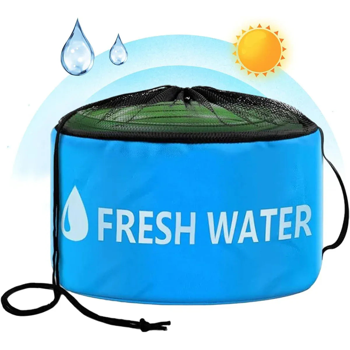 Hose Storage Bag Caravan Camping RV Cable Water Hose Electrical Cords Organizer - Blue