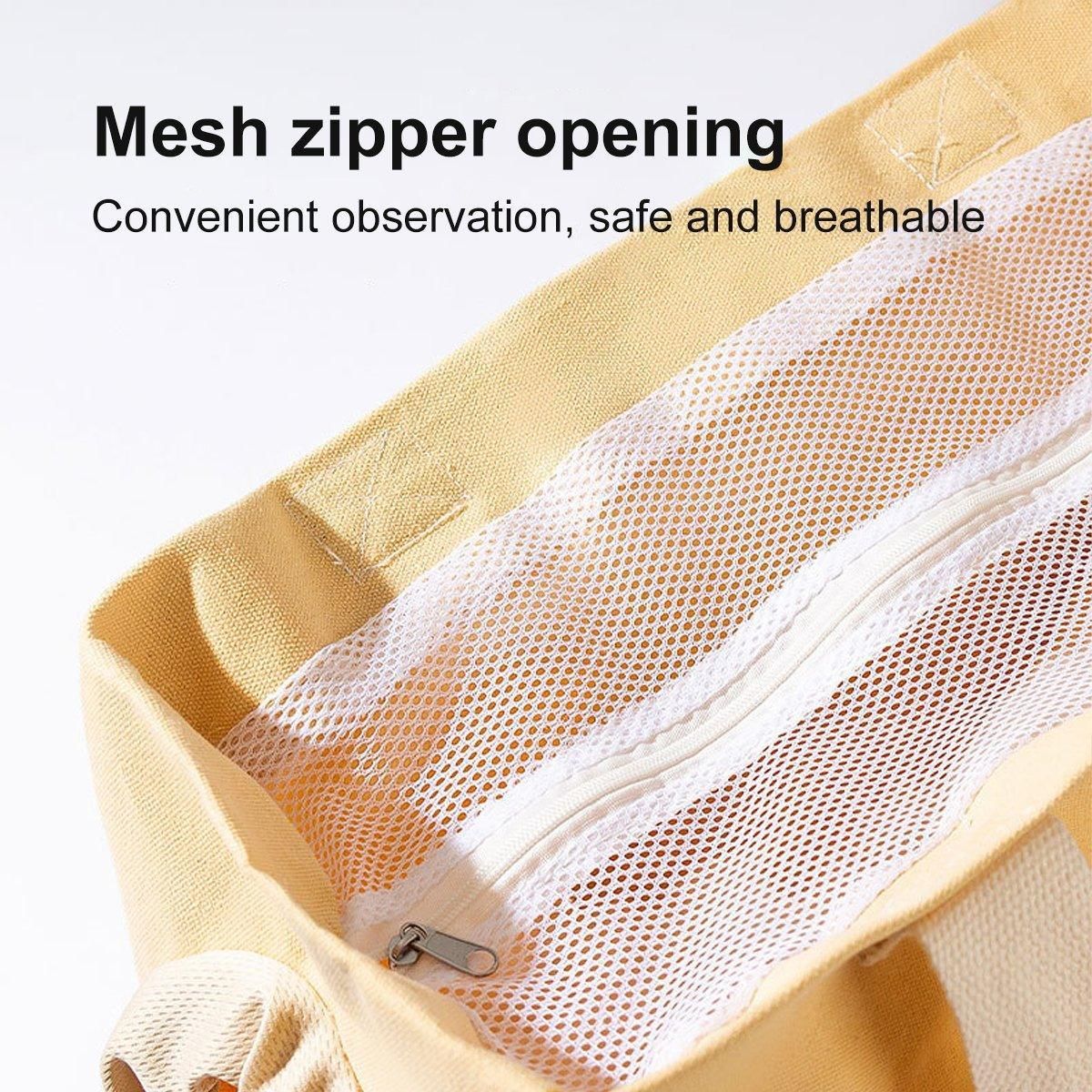 Portable Breathable Adjustable Crossbody Pet Carrier Bag Large Capacity for Pet - Green