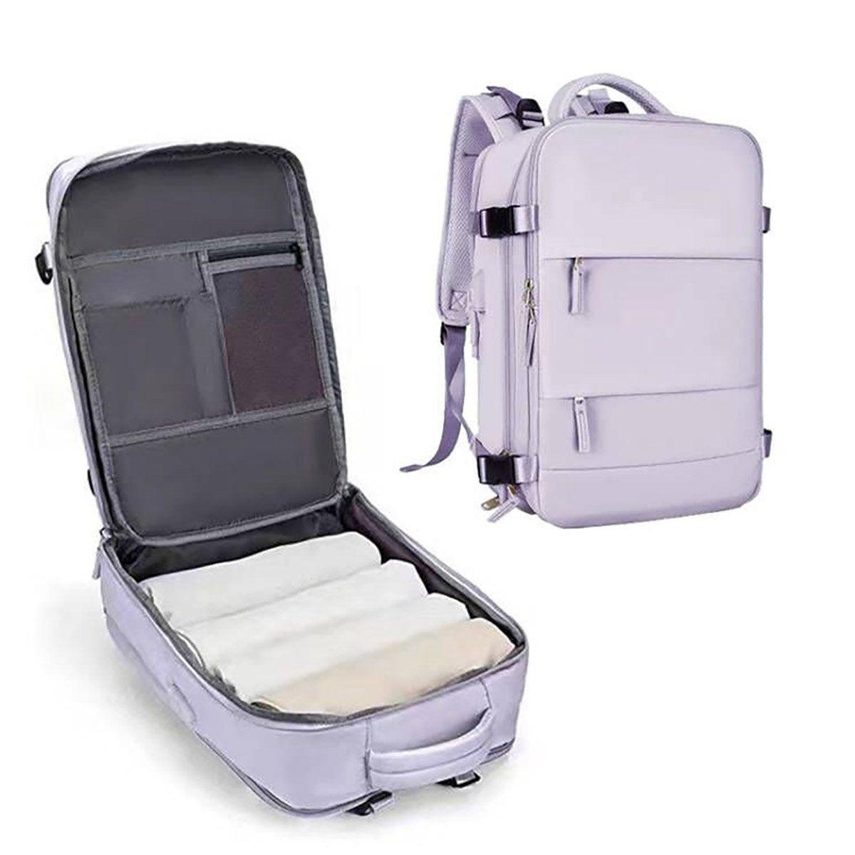 Waterproof Travel Backpack Outdoor Sports Shoulder Bag Hiking Camping Daypack - Pink