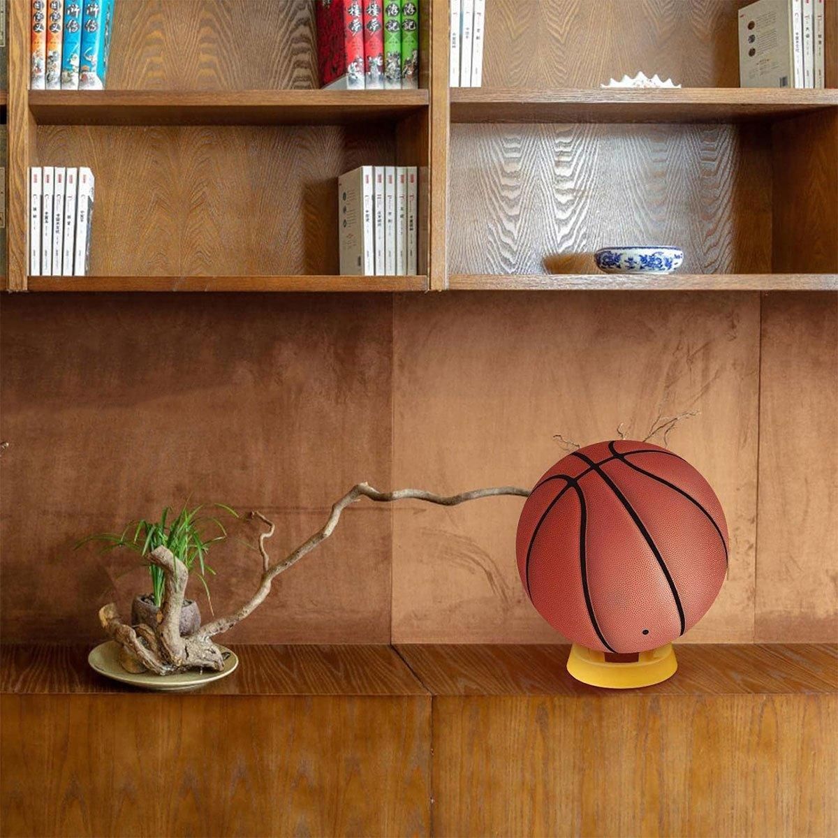 2PCS Football Basketball Volleyball Storage Stand Multi-Functional Ball Holder - Yellow