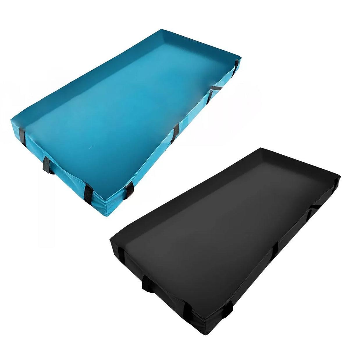 Waterproof Small Pet Crate Sump Cover Dirt Resistant Mat Easy to Clean Protector - Black