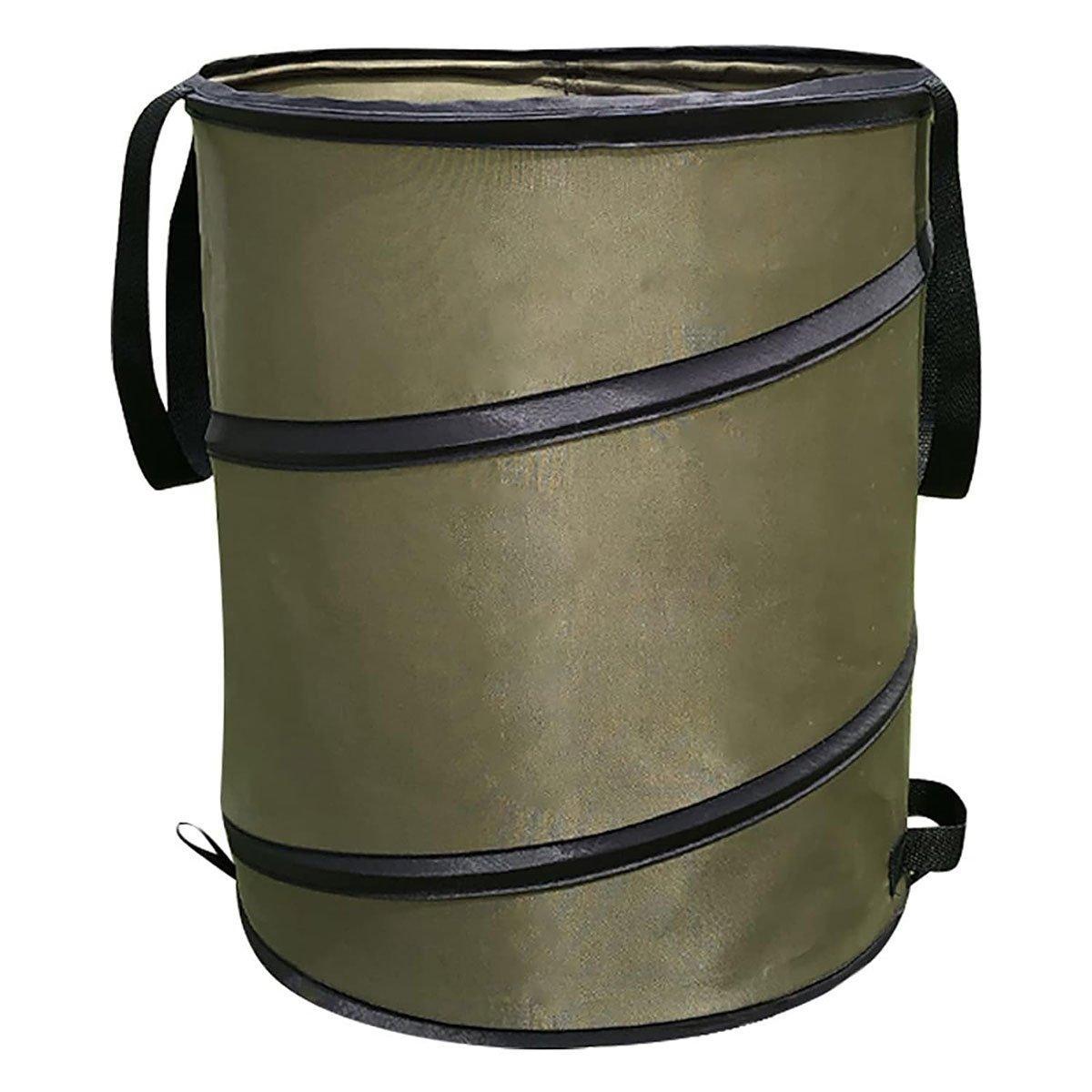 Folding Garden Leaf Bin Portable Outdoor Storage Bucket Camping Trash Can