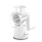 Multifunctional Vegetable Cutter Drum Slicer Kitchen Hand Cranked Grater Tool - White