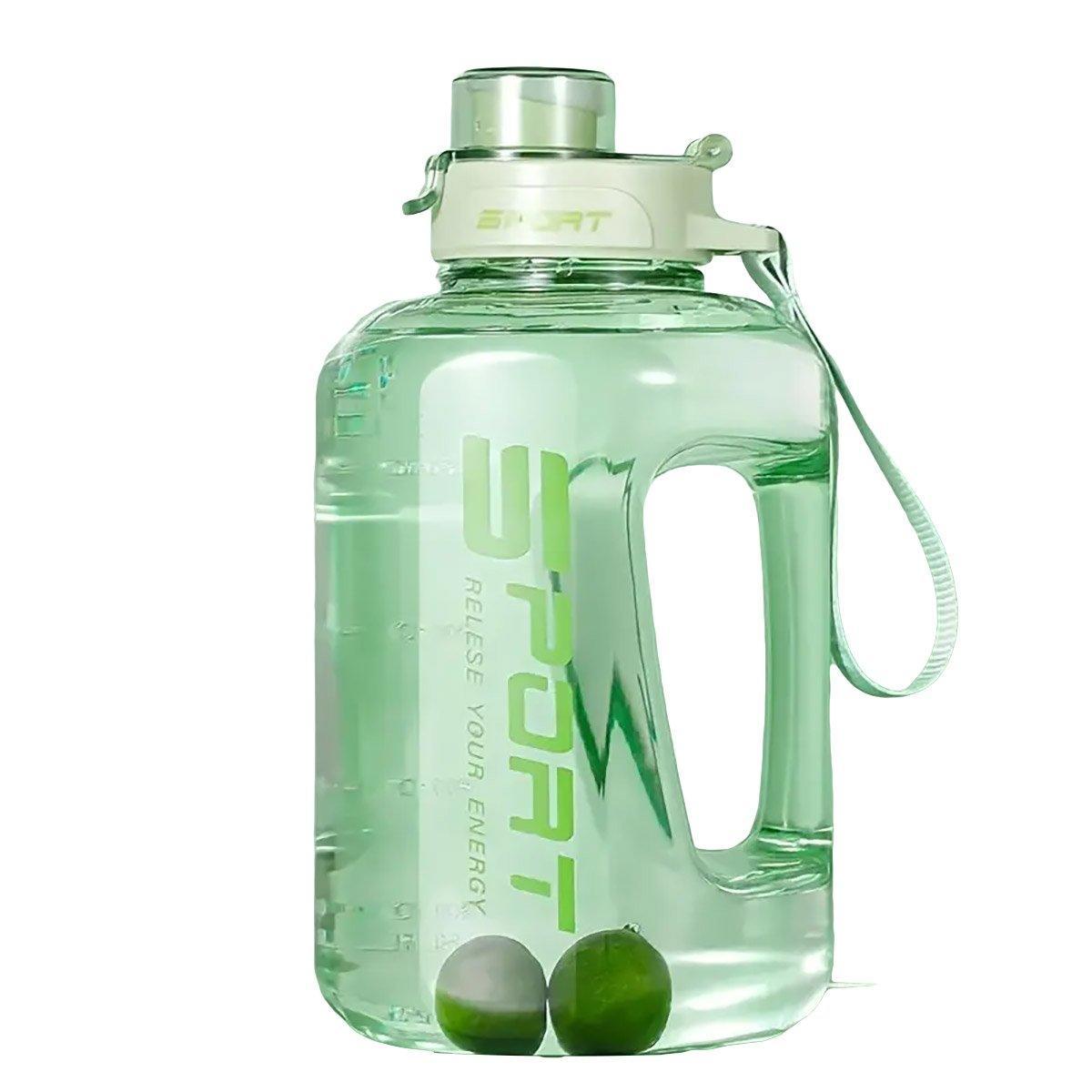 Large Capacity Water Cup Fitness Sports Water Bottle for Gym Outdoor Activities - White