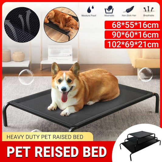 Heavy Duty Pet Raised Bed Elevated Trampoline Hammock Cat Dog Raised Deluxe - Replacement Mesh-S