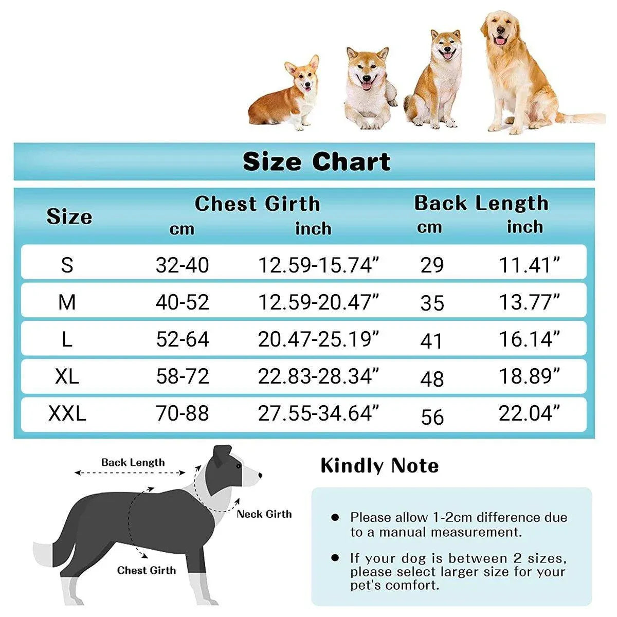 Dog Recovery Suit Anti-Lick Wound Protector Pet Clothing Post-Surgery Belly - Stripes-XL