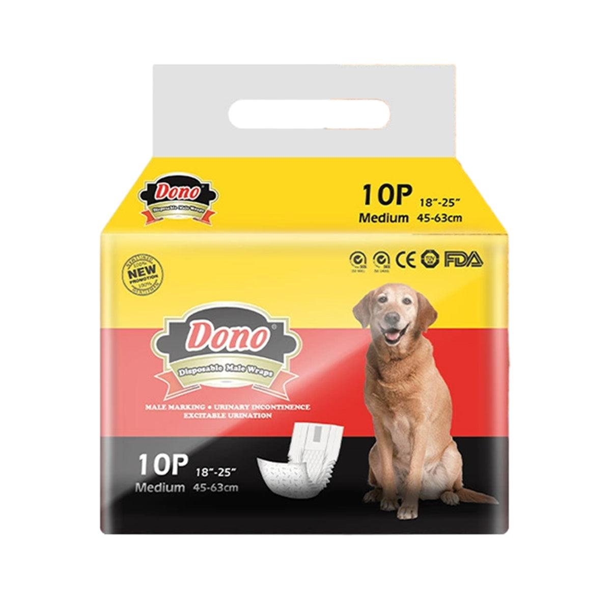 Male Dog Diapers Physiological Pants for Dogs Leakproof Diaper Pants Male Pets - XS-14PCS