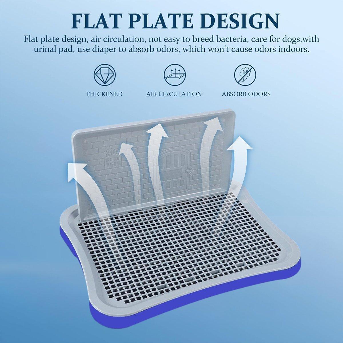 Pet Potty Training Pad Small And Medium-sized Dog Toilet Urinal Pee Tray - White