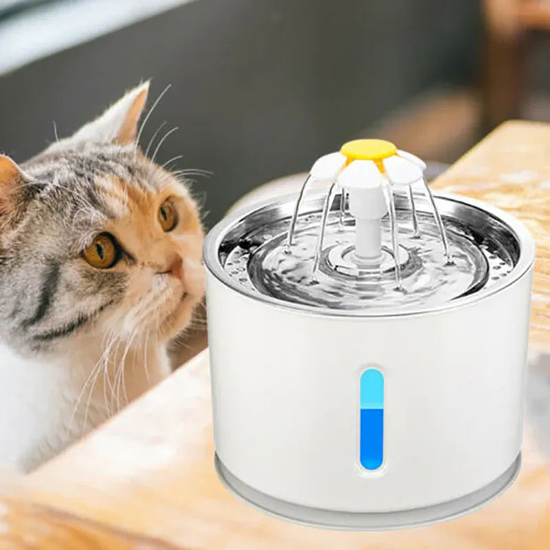 LED Pet Water Fountain 24L Automatic Drinking Dispenser for Cats and Dogs