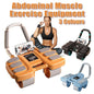 Four Wheel Abdominal Exercise Roller Elbow Support for Core Strength Training - Black
