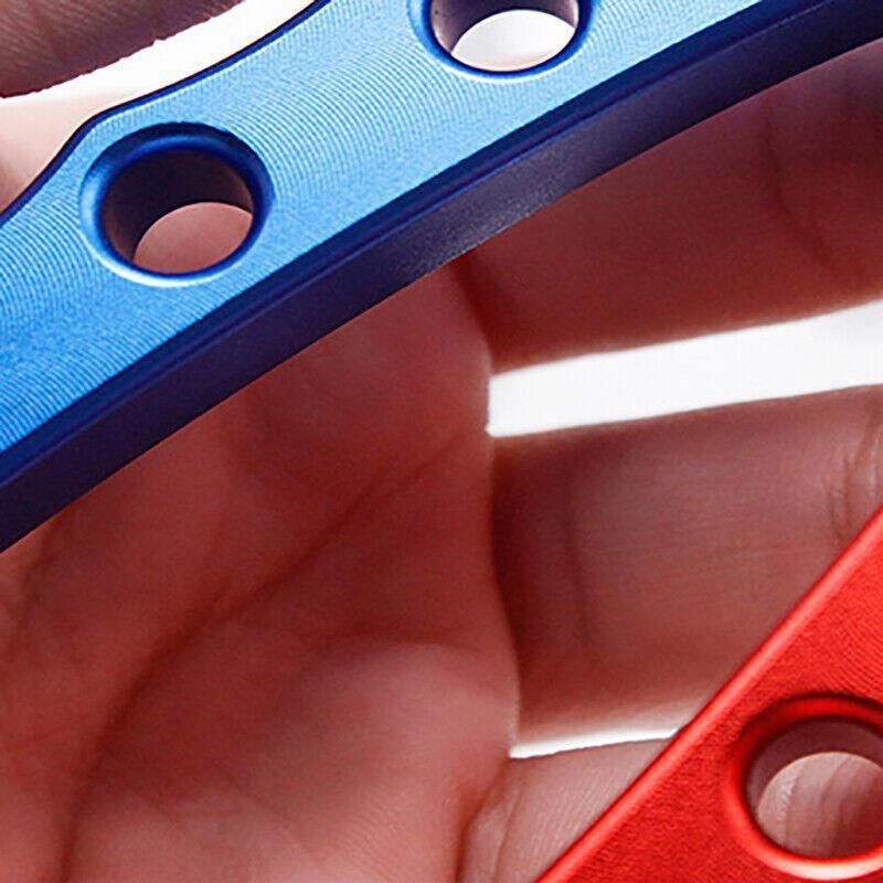 Aluminium Fishing Pliers Hook Remover Line Cutter Braid Mono Split Ring Fish Grip - Red+Silver