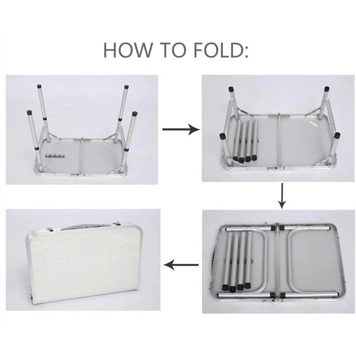 Portable Folding Table Outdoor Picnic Camping Barbecue Lightweight Travel Desk
