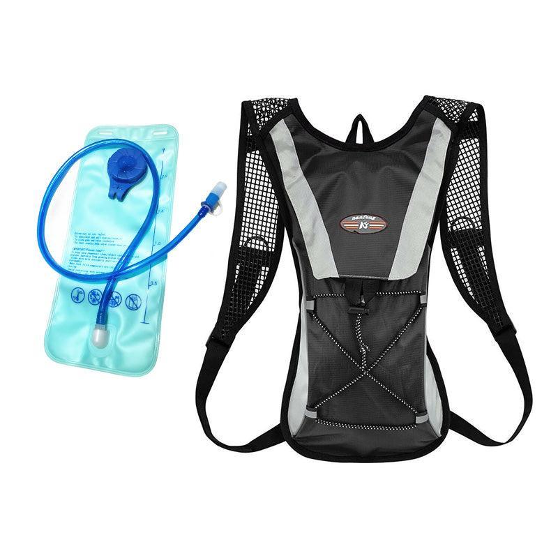 Hydration Pack Backpack Bag with 2L Water Bladder for Hiking Camping Cycling Running - Black