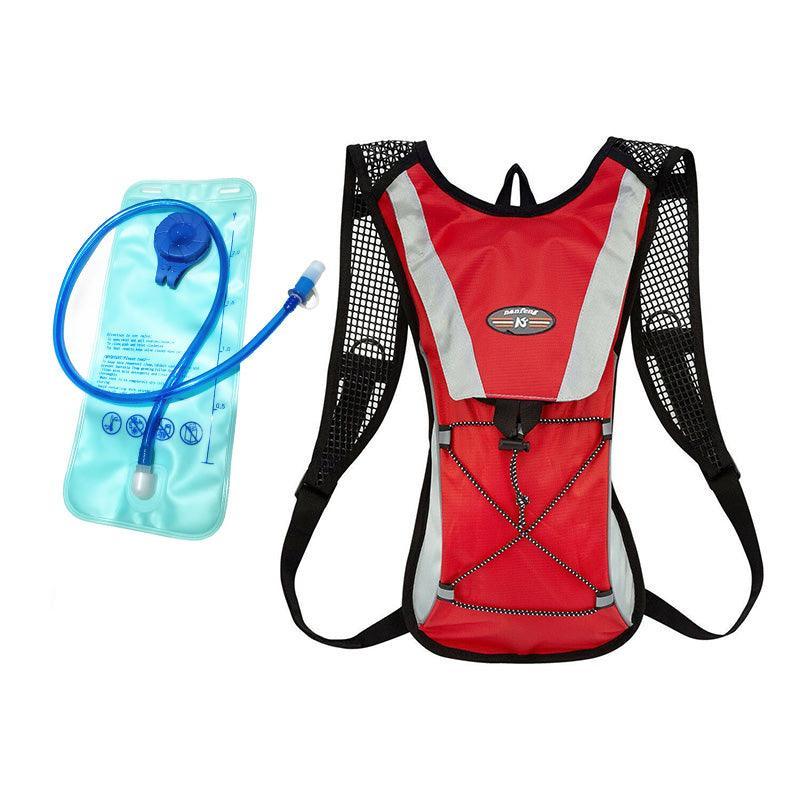 Hydration Pack Backpack Bag with 2L Water Bladder for Hiking Camping Cycling Running - Black