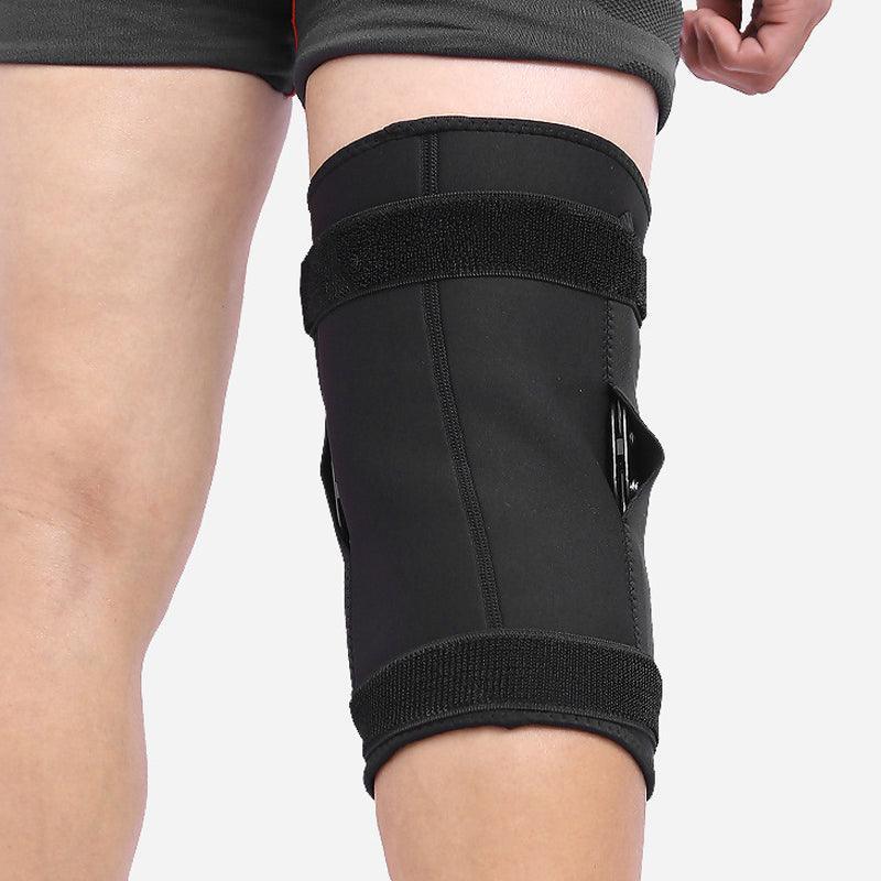 Adjustable Double Metal And Hinged Knee Brace Support Protection Arthritis Sport - XL