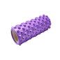 High Density EVA Foam Roller Yoga Massage Stick for Fitness - Wolf Tooth Style Purple-45cm