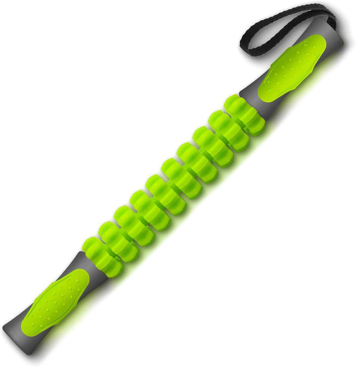 Muscle Roller Stick Full Body Fitness Massage Tool for Home and Gym Use - Yellow