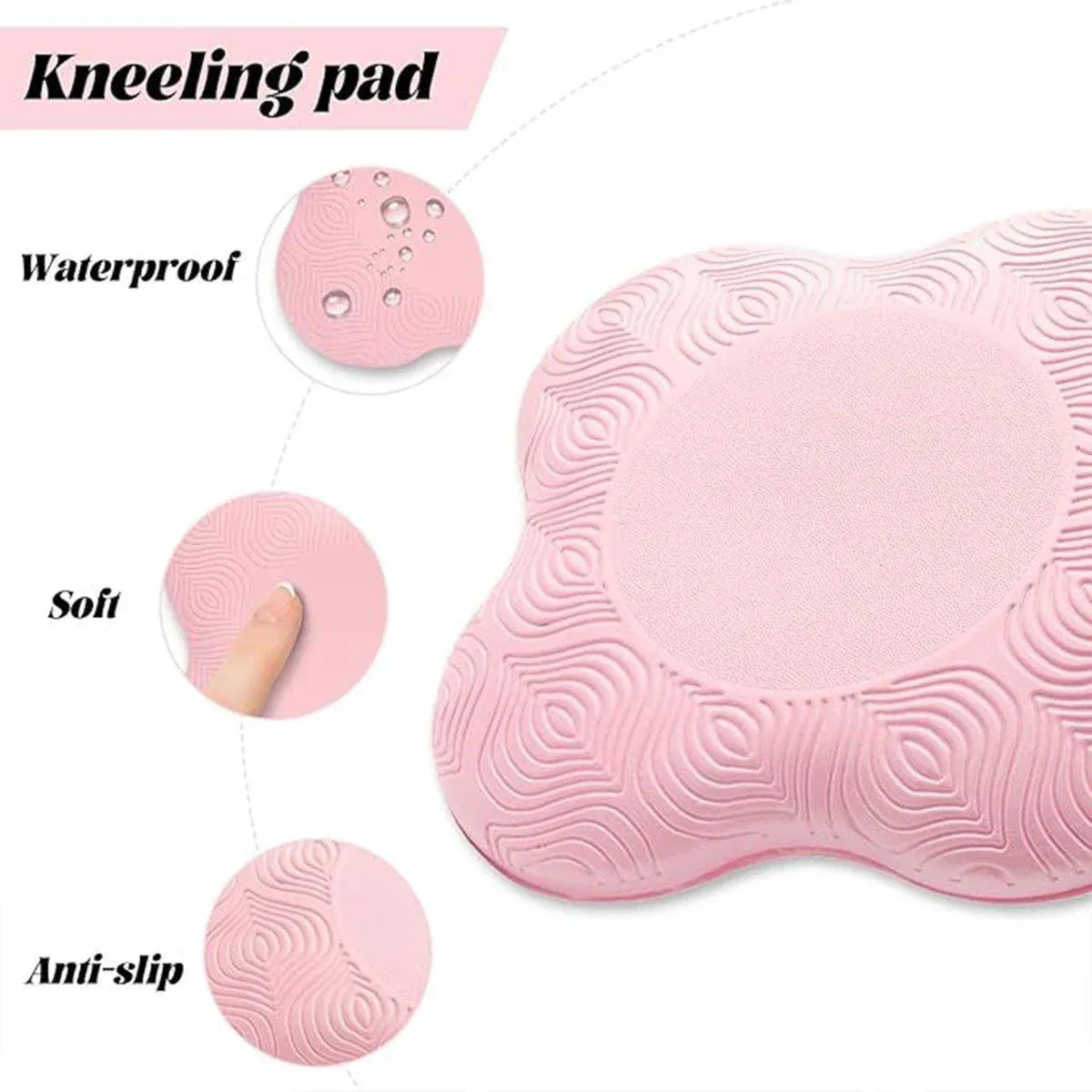 2pcs Thick Yoga Kneeling Mat Knee Cushion for Elbow Support Gym Workout Pad - Blue