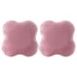 2pcs Thick Yoga Kneeling Mat Knee Cushion for Elbow Support Gym Workout Pad - Pink