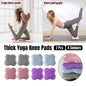 2pcs Thick Yoga Kneeling Mat Knee Cushion for Elbow Support Gym Workout Pad - Purple