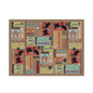 Waterproof Pet Floor Mat Carpet For Dog Cage Feeding Area Anti Slip Washable - Dog-Brown