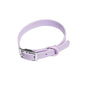 PVC Dog Collar Working Dog Kennels Waterproof Soft Adjustable for Pets M Size - Purple