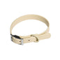 PVC Dog Collar Working Dog Kennels Waterproof Soft Adjustable for Pets L Size - Apricot