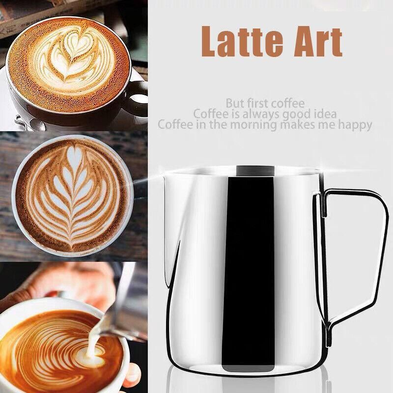 150-1000Ml Stainless Steel Milk Coffee Jug Latte Espresso Frothing Scale Pitcher - 350ML