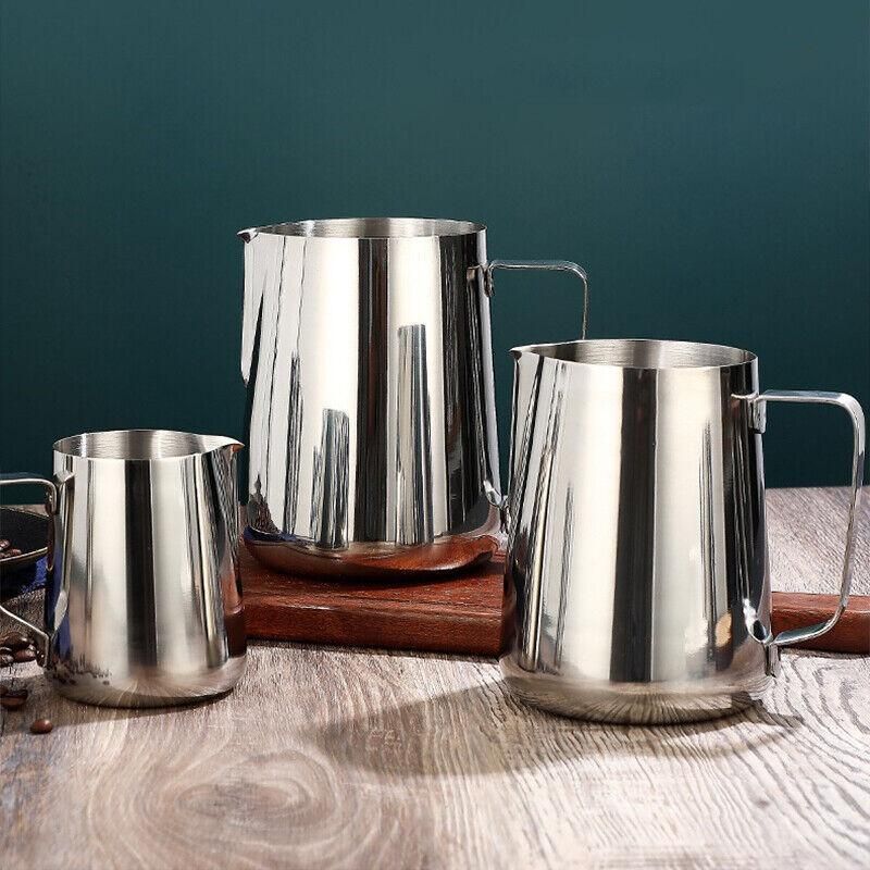 150-1000Ml Stainless Steel Milk Coffee Jug Latte Espresso Frothing Scale Pitcher - 600ML