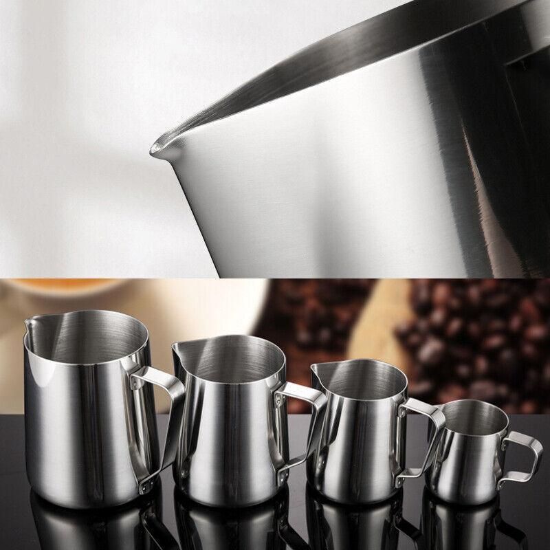 150-1000Ml Stainless Steel Milk Coffee Jug Latte Espresso Frothing Scale Pitcher - 600ML
