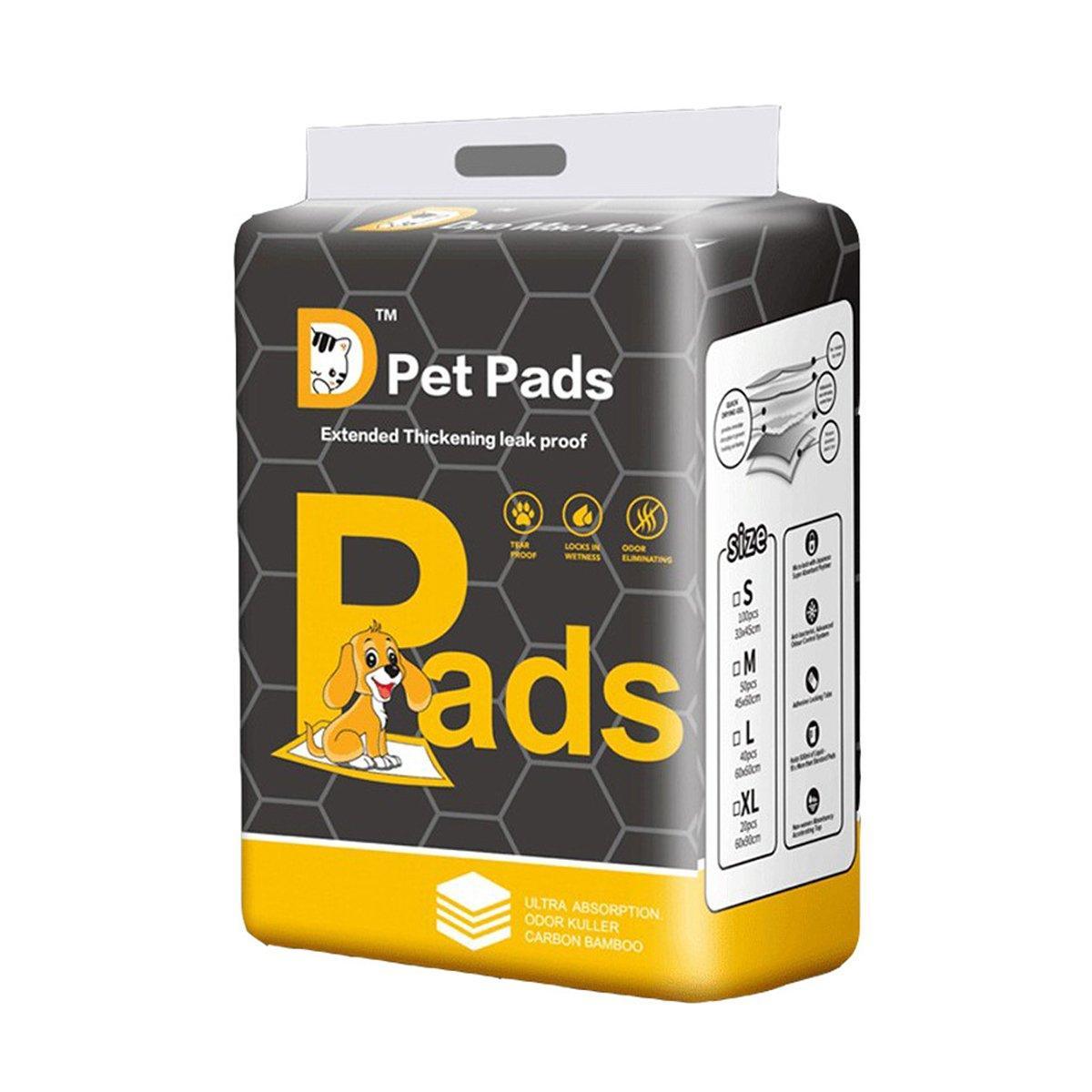 Bamboo Charcoal Deodorant Pet Pads Wholesale for Dogs Cats Fragrant - L-40PCS 60*60cm