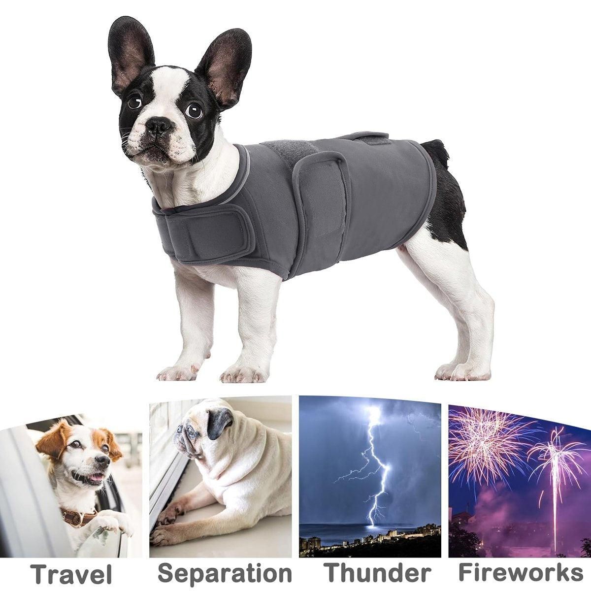 Pet Comfort Dog Relief Vest Jacket Soft Anxiety Coat for Small Medium Large Dogs - M