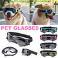Pet Dog Sunglasses Goggles UV Eye Shield for Small Dogs Outdoor Travel Sunshade - Black
