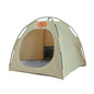 Folding Camping Pet Tent for Cats Puppy Bed Indoor Cat Nest Dog Cave Style House - Beige