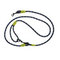 Adjustable Diagonal Dog Walking Leash Hands Free Crossbody Pet Lead Dogs - Black