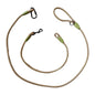 Adjustable Diagonal Dog Walking Leash Hands Free Crossbody Pet Lead Dogs - Khaki