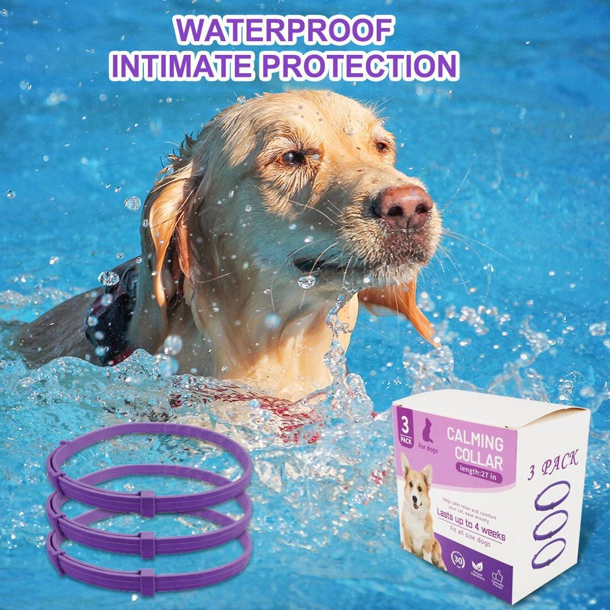 3/4pcs Calming Collar for Cats and Dogs Soothing Pet Relief Collar Long Lasting - 70cm-3PCS