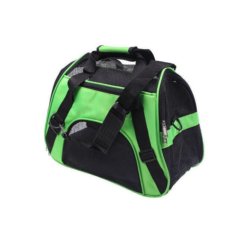 Pet Carrier Bag Portable Large Cat Dog Comfort Tote Travel Bag Airline Approved - Pink